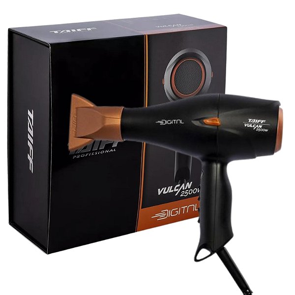 Secador Taiff Profissional Vulcan 2500w Digital 127V