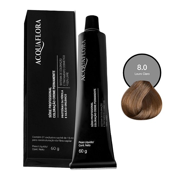 Coloração Acquaflora 8.0 Louro Claro 60g
