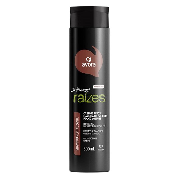 Shampoo Revitalizante Avora Splendore Raízes 300ml