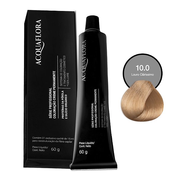 Coloração Acquaflora 10.0 Louro Claríssimo 60g