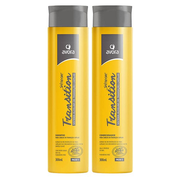 Shampoo + Condicionador Avora Splendore Transition 300ml