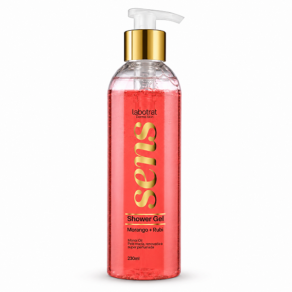 Shower Gel Labotrat Sens Morango + Rubi 230ml