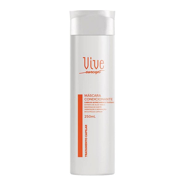 Máscara Condicionante Cabelos Avora Quimicamente Tratado Vive Concept 250ml
