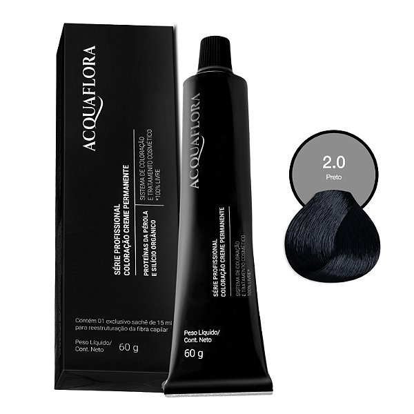 Coloração Acquaflora 2.0 Preto 60g