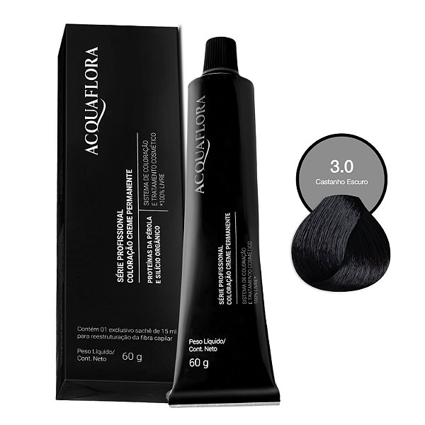 Coloração Acquaflora 3.0 Castanho Escuro 60g