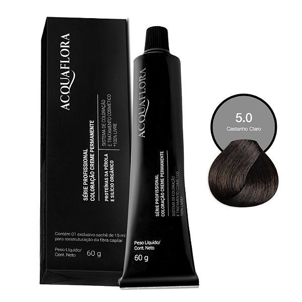 Coloração Acquaflora 5.0 Castanho Claro 60g