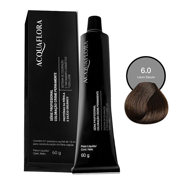 Coloração Acquaflora 6.0 Louro Escuro 60g