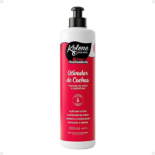 Ativador de Cachos Kolene #Superfinalizadores Vinagre de Maçã e Queratina 300ml