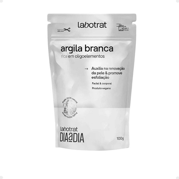 Argila Branca Labotrat Rica em Oligoelementos 100g
