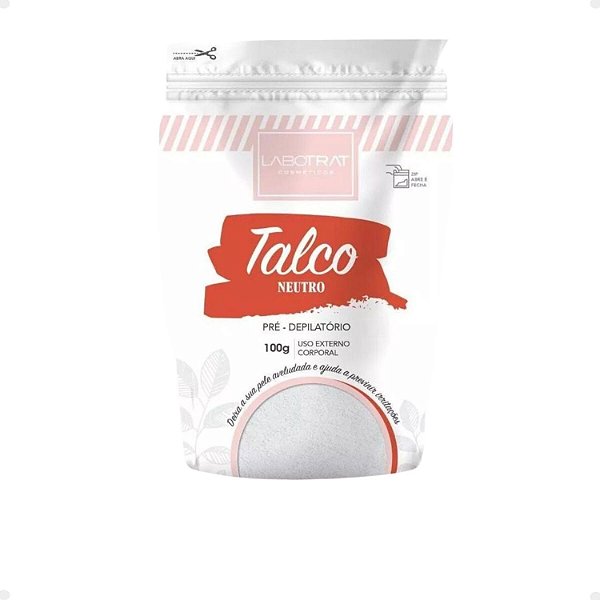 Talco Neutro Labotrat Pré-Depilatório 100g