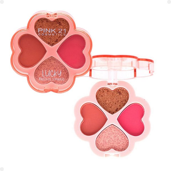 Paleta de Sombras Pink 21 Lucky 01