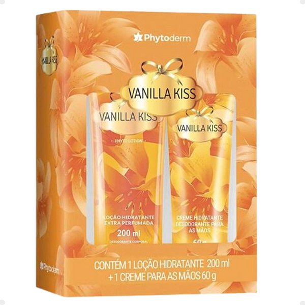 Kit Loção Hidratante + Creme Para Mãos Phytoderm Vanilla Kiss
