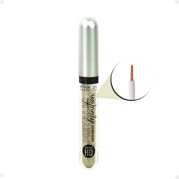 Delineador Líquido Pink 21 Metalic Definition 02 2,5ml