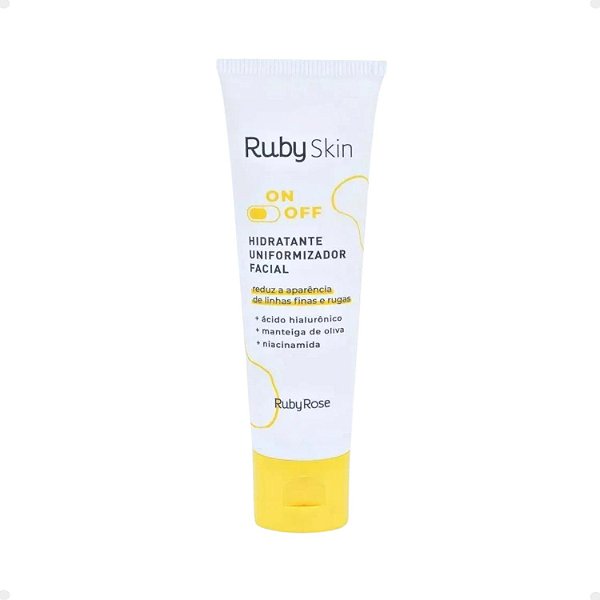 Hidratante Ruby Skin On Off Uniformizador Facial 50g HB-408