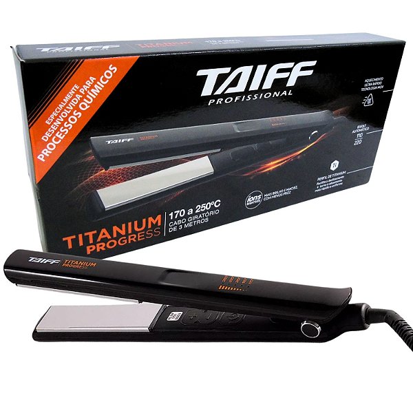Chapa Taiff Titanium Progress 250°c Bivolt