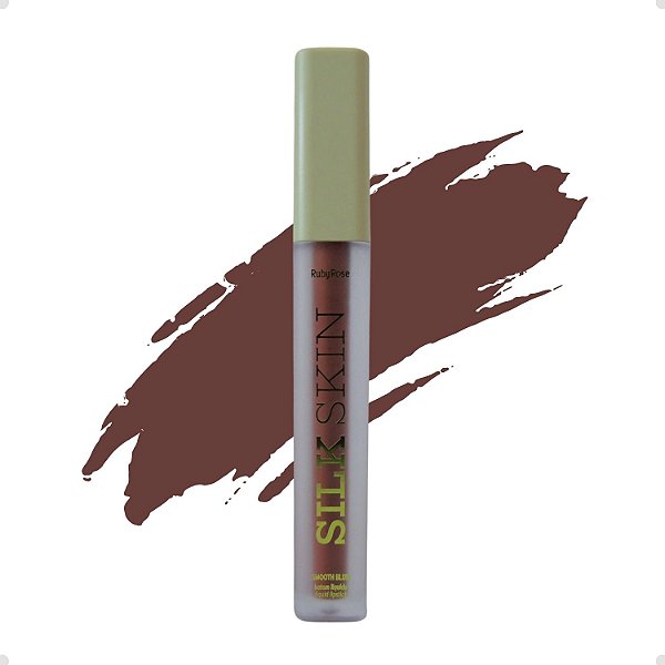 Batom Líquido Ruby Rose Silk Skin Smooth Blur Elegance 4ml HB-F7100-7