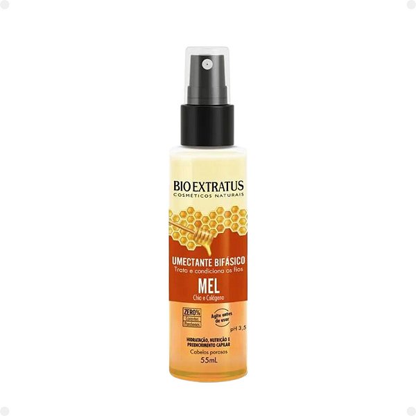 Umectante Bifásico Bio Extratus Mel Chia e Colágeno 55ml