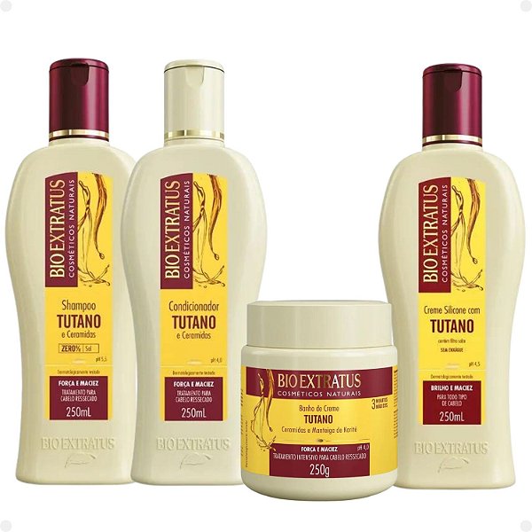 Kit Bio Extratus Tutano Força e Maciez Com 4