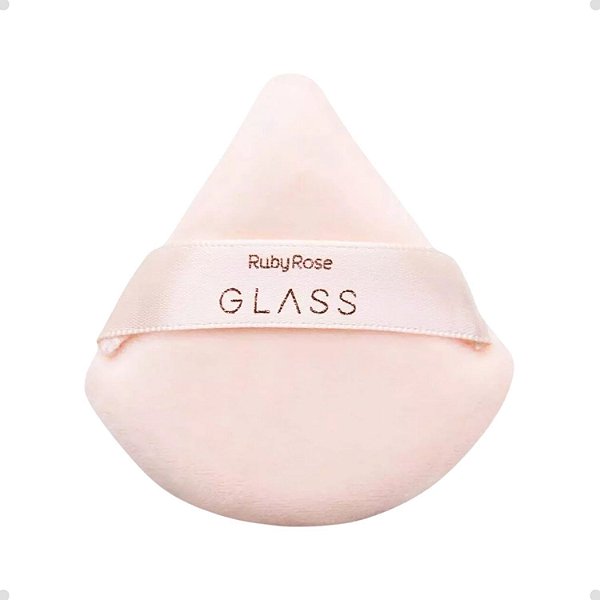 Esponja de Pó Ruby Rose Glass Powder Puff HB-S04