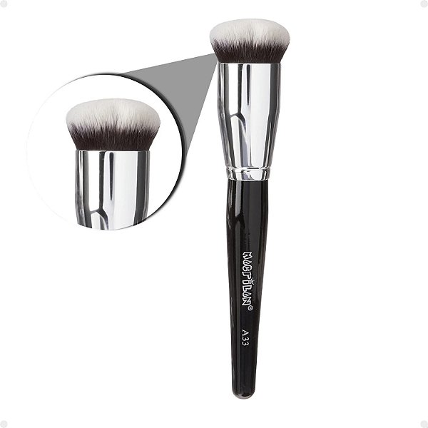 Pincel Kabuki Arredondado Macrilan Linha Max A33