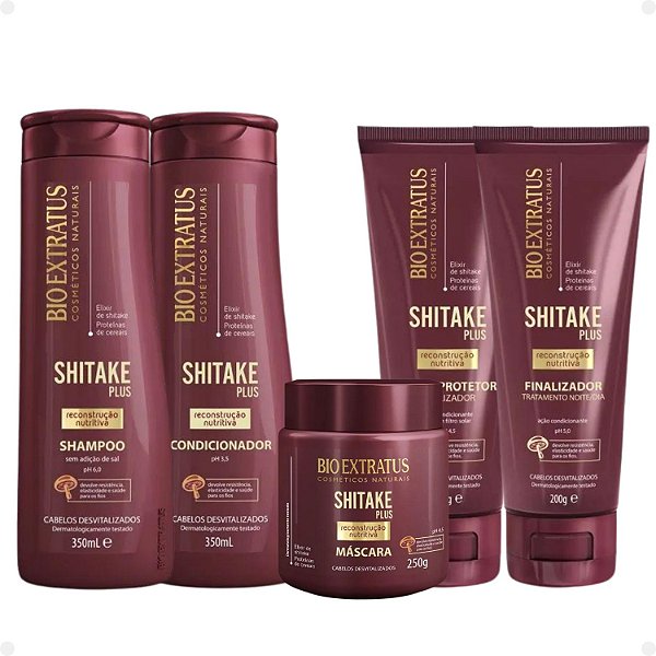 Kit Bio Extratus Shitake Plus Com 5