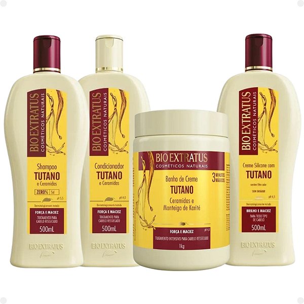 Kit Bio Extratus Tutano Força e Maciez Com 4