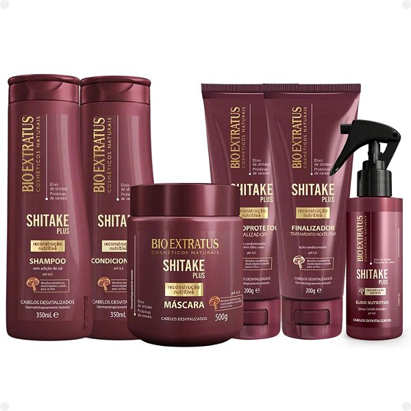 Kit Bio Extratus Shitake Plus Com 6