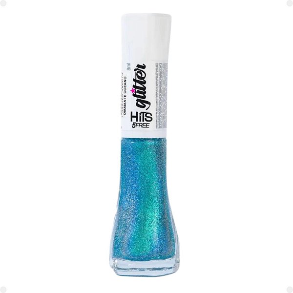 Esmalte Glitter Hits Diamante Oceano 8ml
