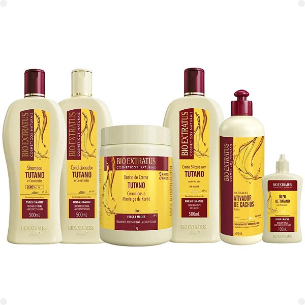 Kit Bio Extratus Tutano Força e Maciez Com 6