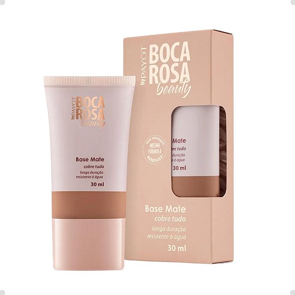 Base Mate Boca Rosa Beauty Cobre Tudo 08 Fernanda