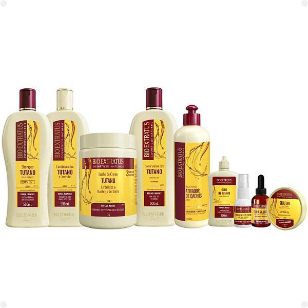 Kit Bio Extratus Tutano Força e Maciez Com 9