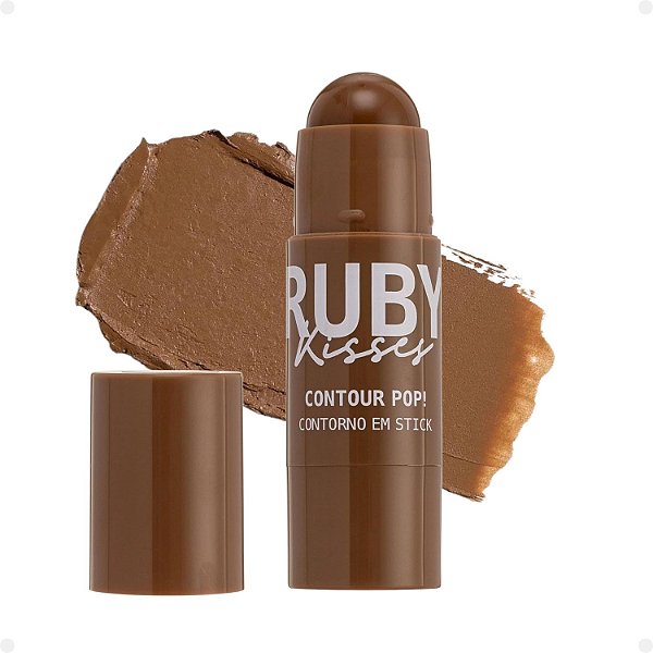 Contorno em Stick Ruby Kisses Contour Pop! 02 Mocha Pop Cps02b