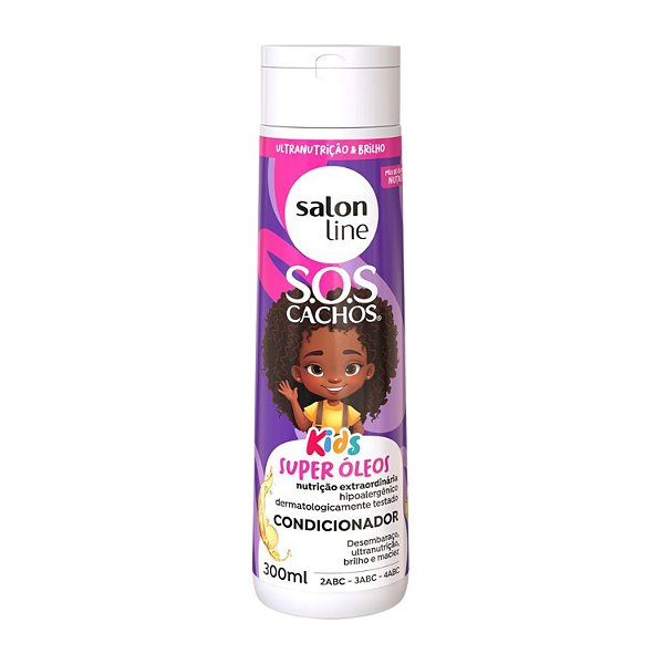 Condicionador Salon Line Kids Sos Cachos Super Óleos 300ml