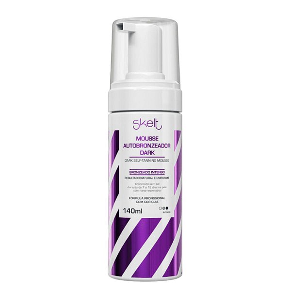 Mousse Autobronzeador Dark Skelt Bronzeado Intenso 140ml
