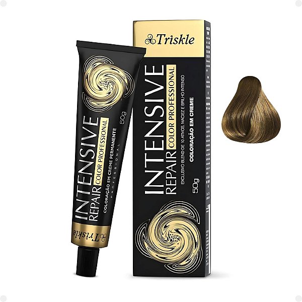Coloração em Creme Triskle Intensive Repair 6.0 Louro Escuro