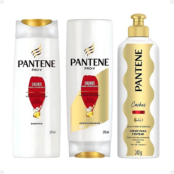 Kit Pantene Pro-V Cachos Hidra-Vitaminados Com 3