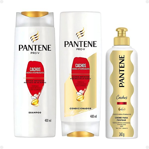 Kit Pantene Pro-V Cachos Hidra-Vitaminados Com 3