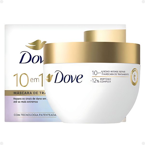 Máscara de Tratamento Dove 10 em 1 Bond Intense Repair 250g