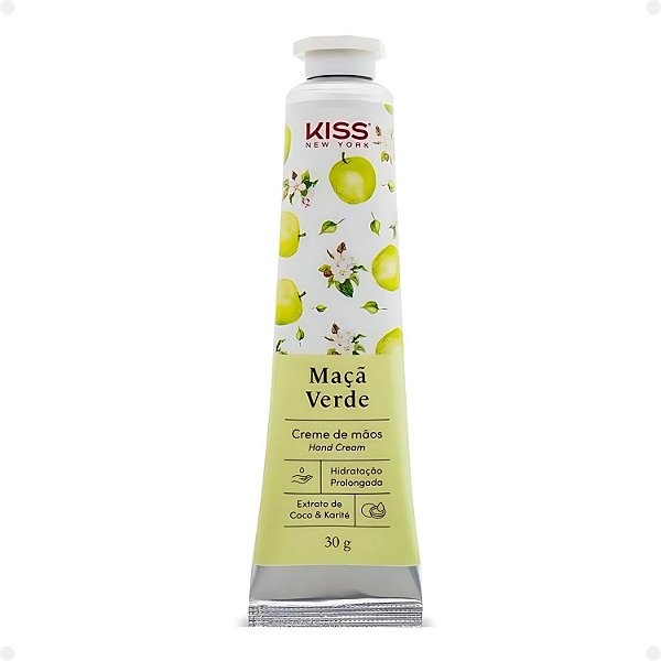 Creme Hidratante de Mãos Kiss New York Maçã Verde 30g