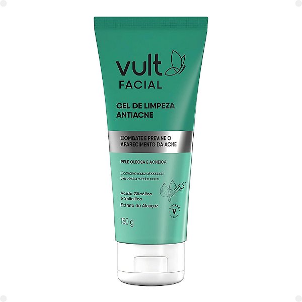 Gel de Limpeza Antiacne Vult Facial 150g