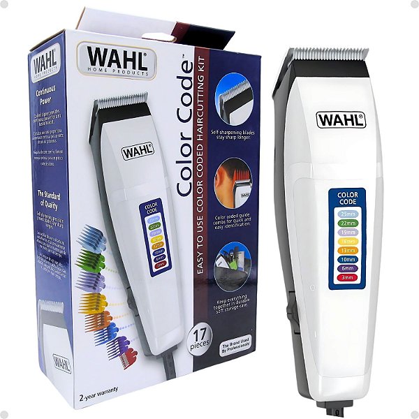 Máquina De Corte Wahl Color Code 17 Pieces 127v