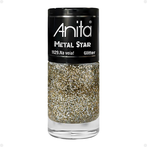 Esmalte Glitter Anita Metal Star Na Veia! 10ml