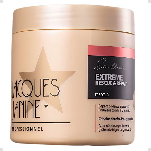 Máscara Jacques Janine Excellence Extreme Rescue e Repair 500g