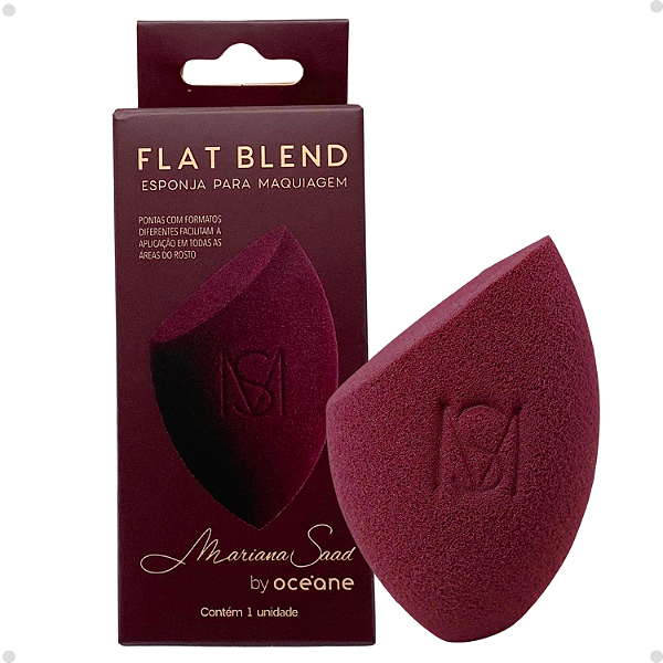 Esponja Para Maquiagem Oceane Mariana Saad Flat Blend