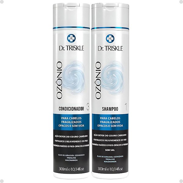 Kit Dr Triskle Ozônio: Shampoo e Condicionador 300ml