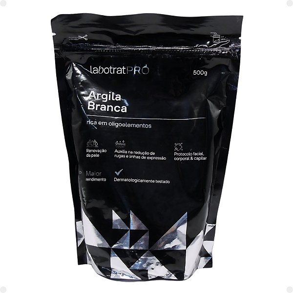 Argila Branca Natural Labotrat Pro 500g