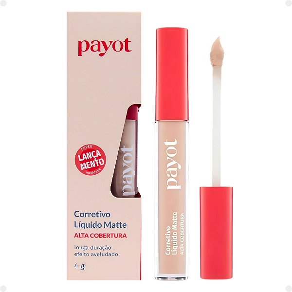 Corretivo Líquido Matte Payot Alta Cobertura Cor 1