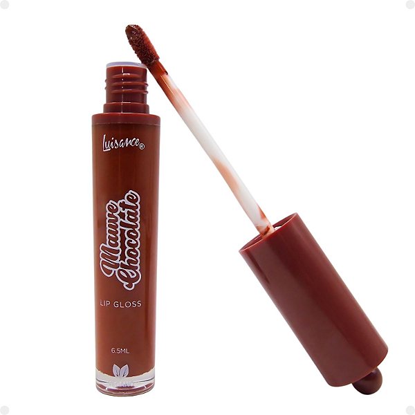 Lip Gloss Labial Luisance Mauve Chocolate Cor 3