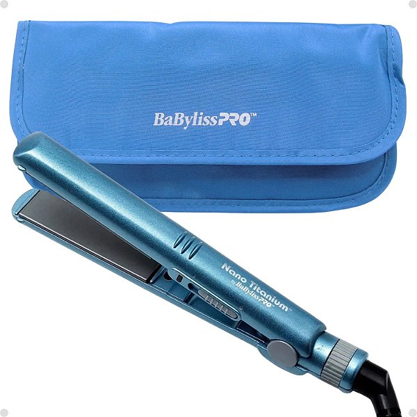 Mini Chapa Nano Titanium By BabyLiss Pro Com Necessaire Bivolt