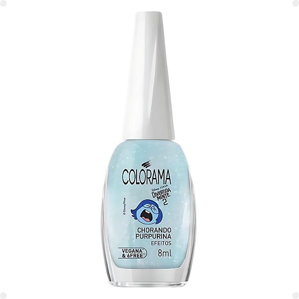 Esmalte Efeitos Colorama Divertidamente 2 Chorando Púrpurina 8ml